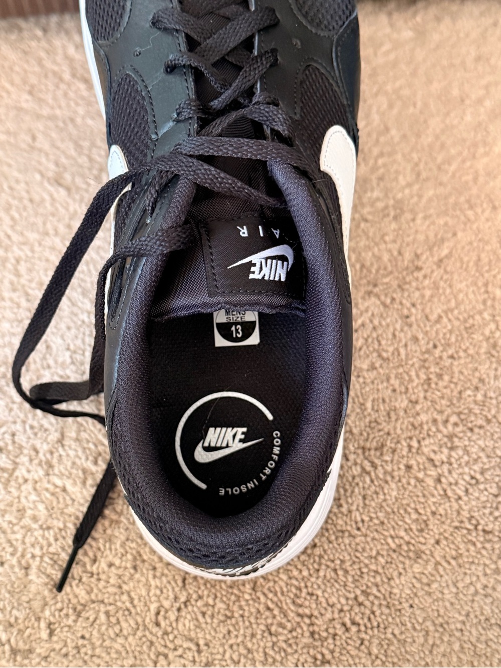 Nike Men's Air Max SC Shoes Black/White Size 13 - Picture 3 of 8